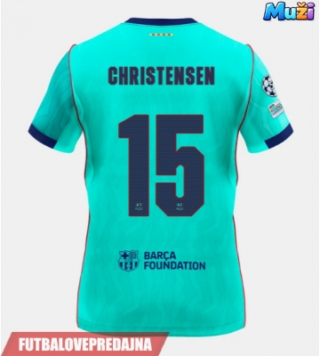 Lacne Muži Futbalové dres Barcelona Andreas Christensen #15 2026-27 Krátky Rukáv - Tretina